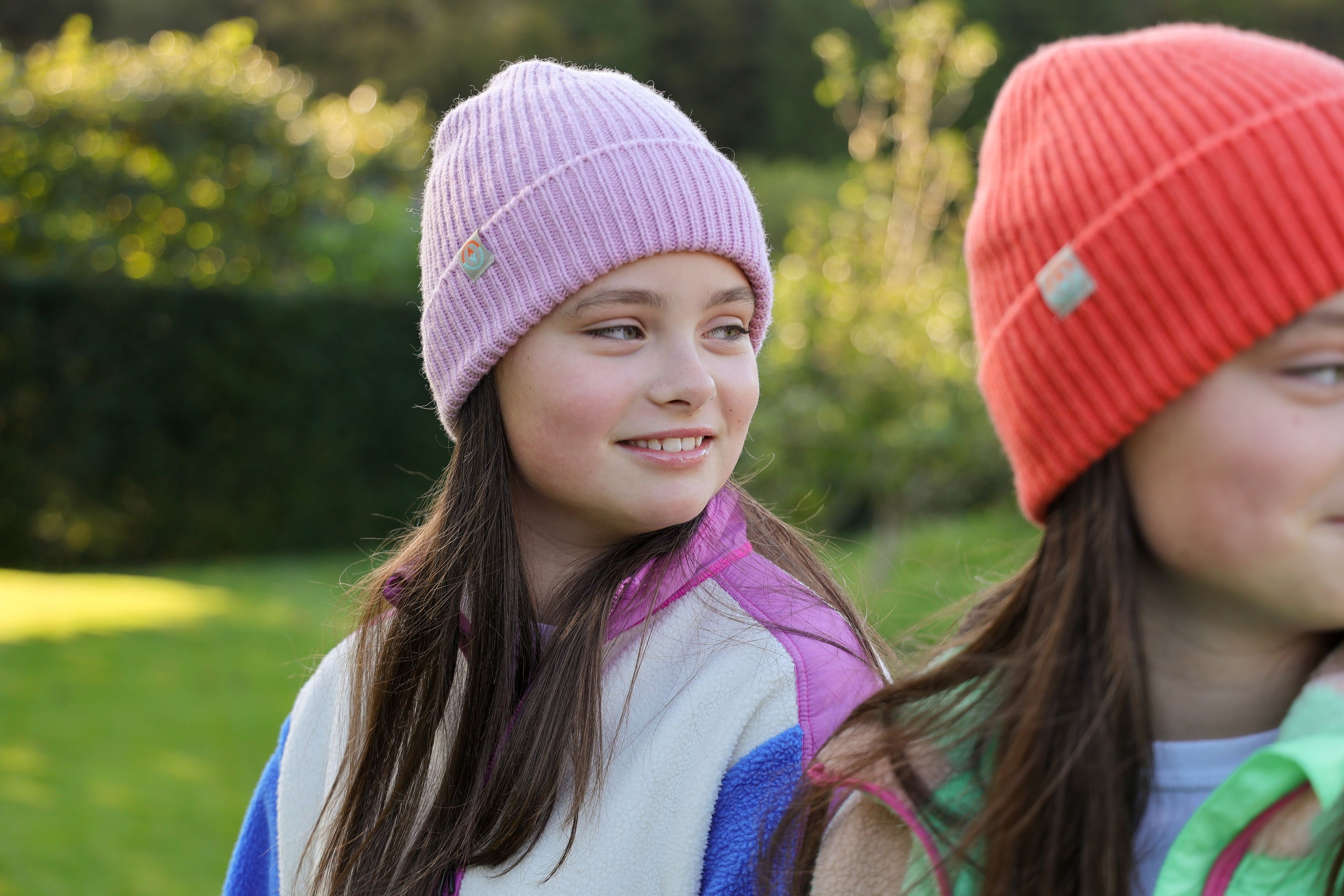 Malin Cashmere + Merino Mix Ribbed Beanie - Lavender