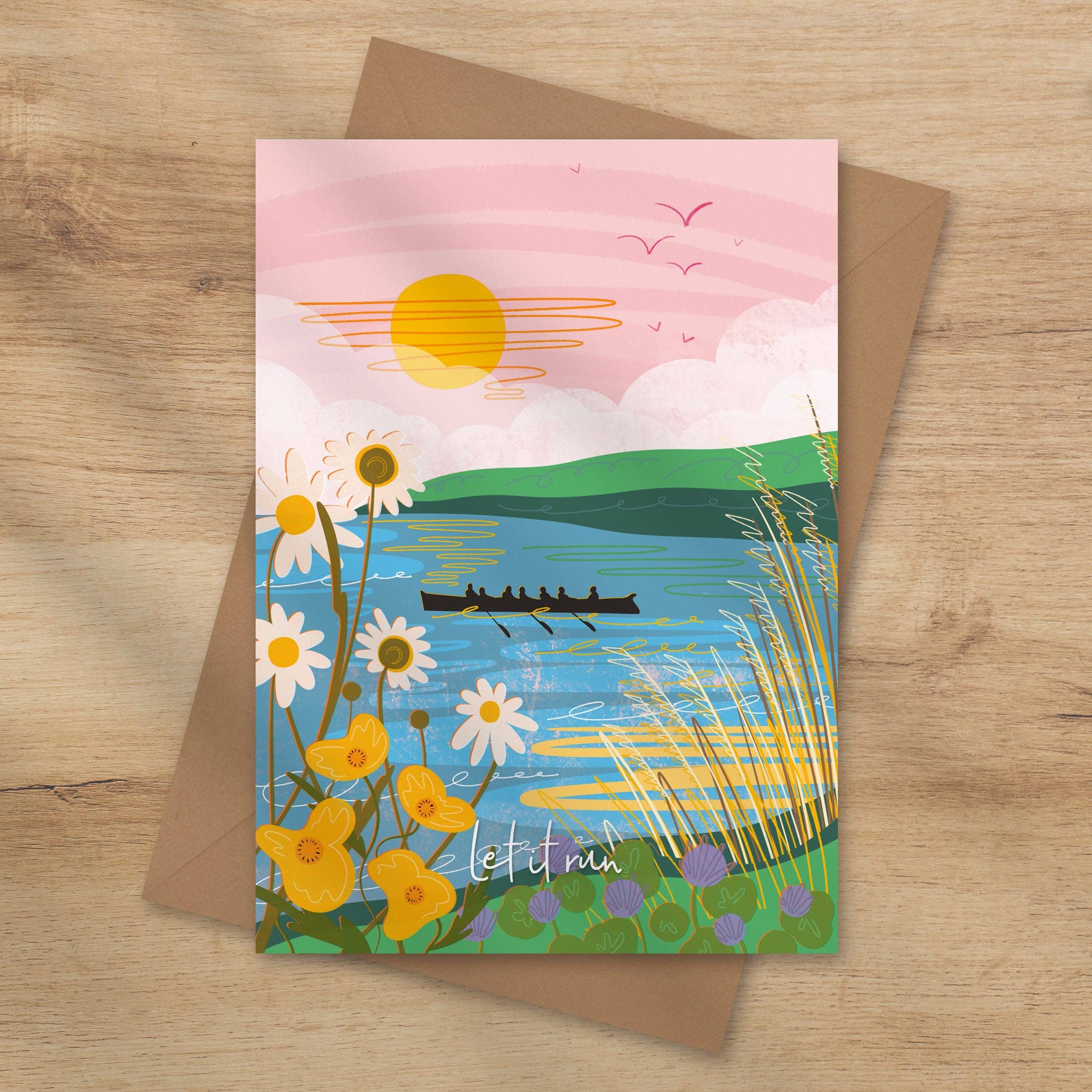 Let it Run Greeting Card