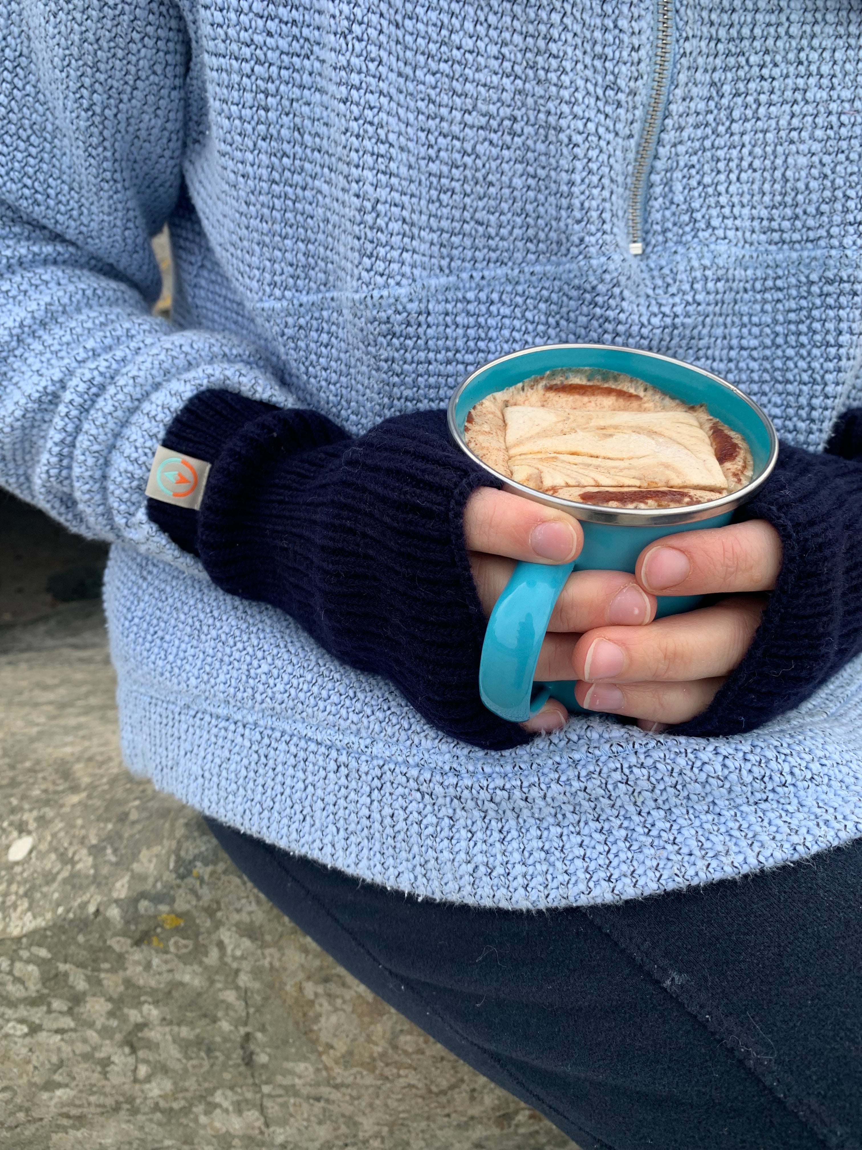 Cocoon Cosy Cuffs - Cashmere Fingerless Gloves – True North Life