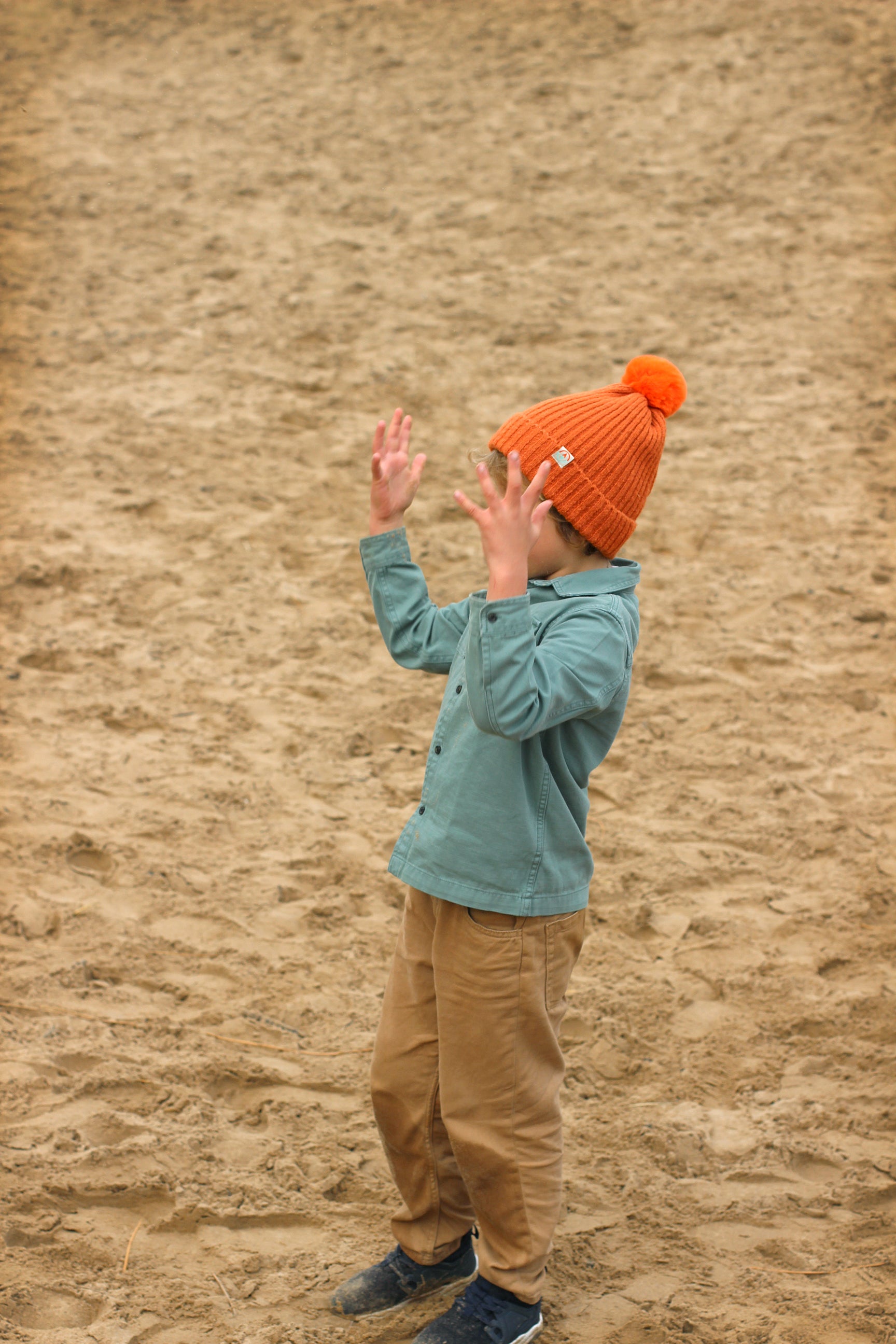 Burr Junior Bobble - Pumpkin Orange