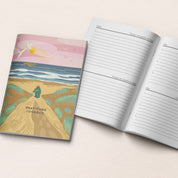 Gratitude logbook Over the dunes