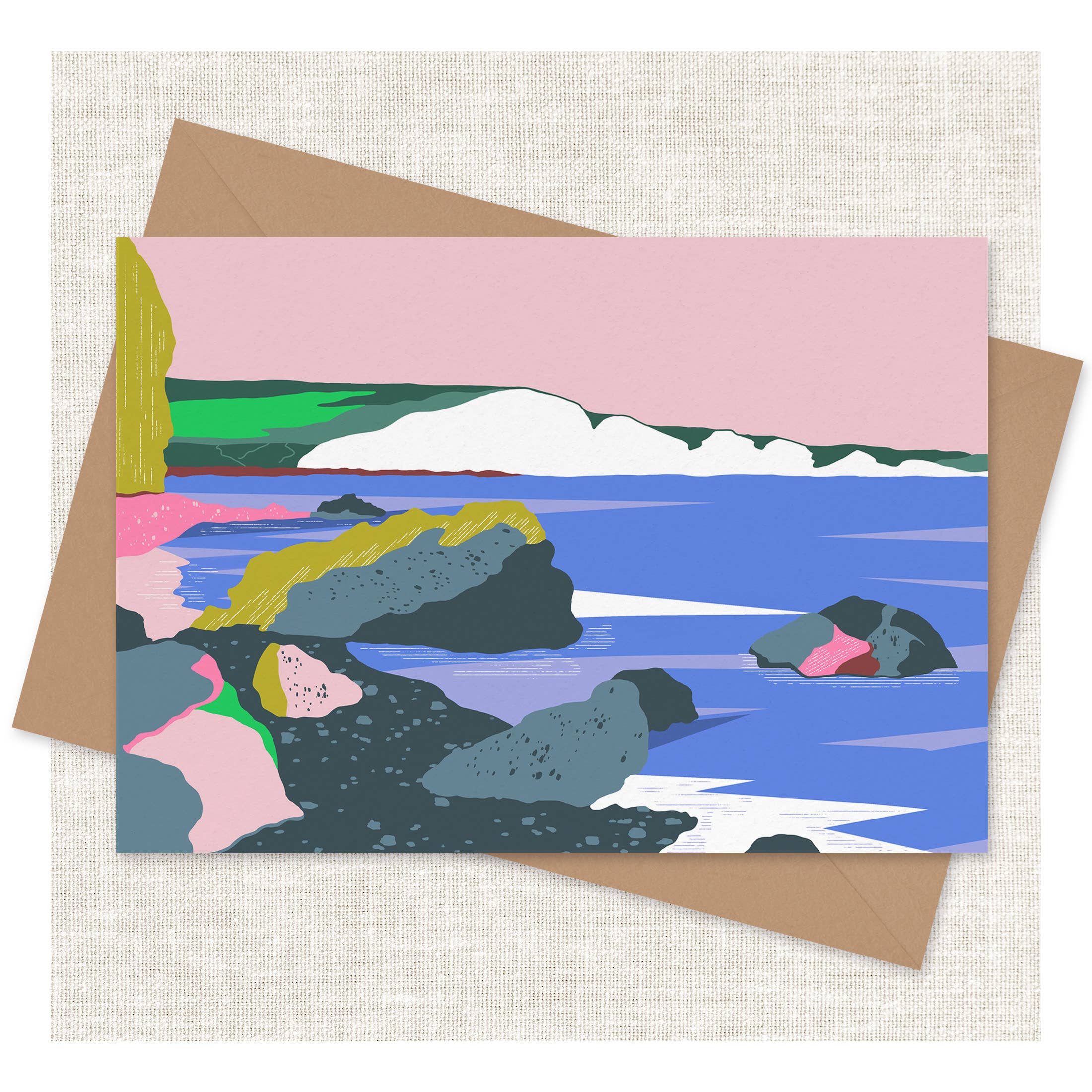 Dreamy landscape card