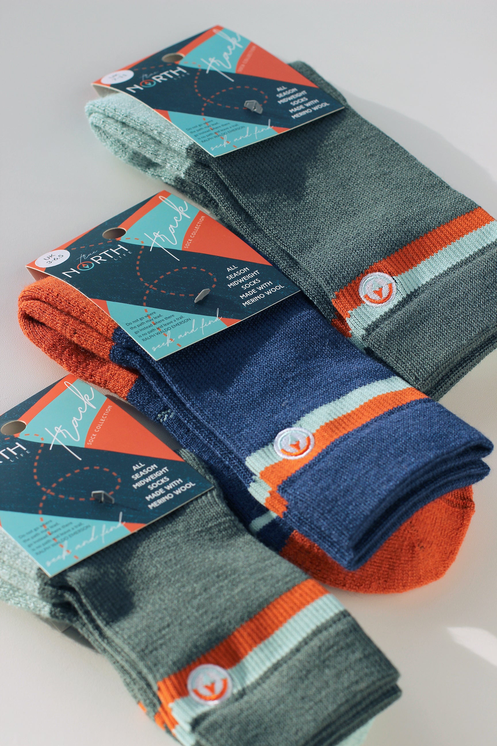 Track Merino Wool Socks